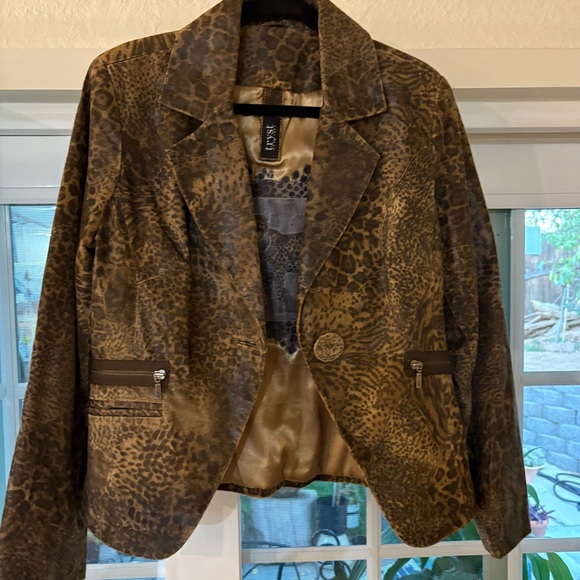 Tryst New York women’s leather blazer - Picture 6 of 16